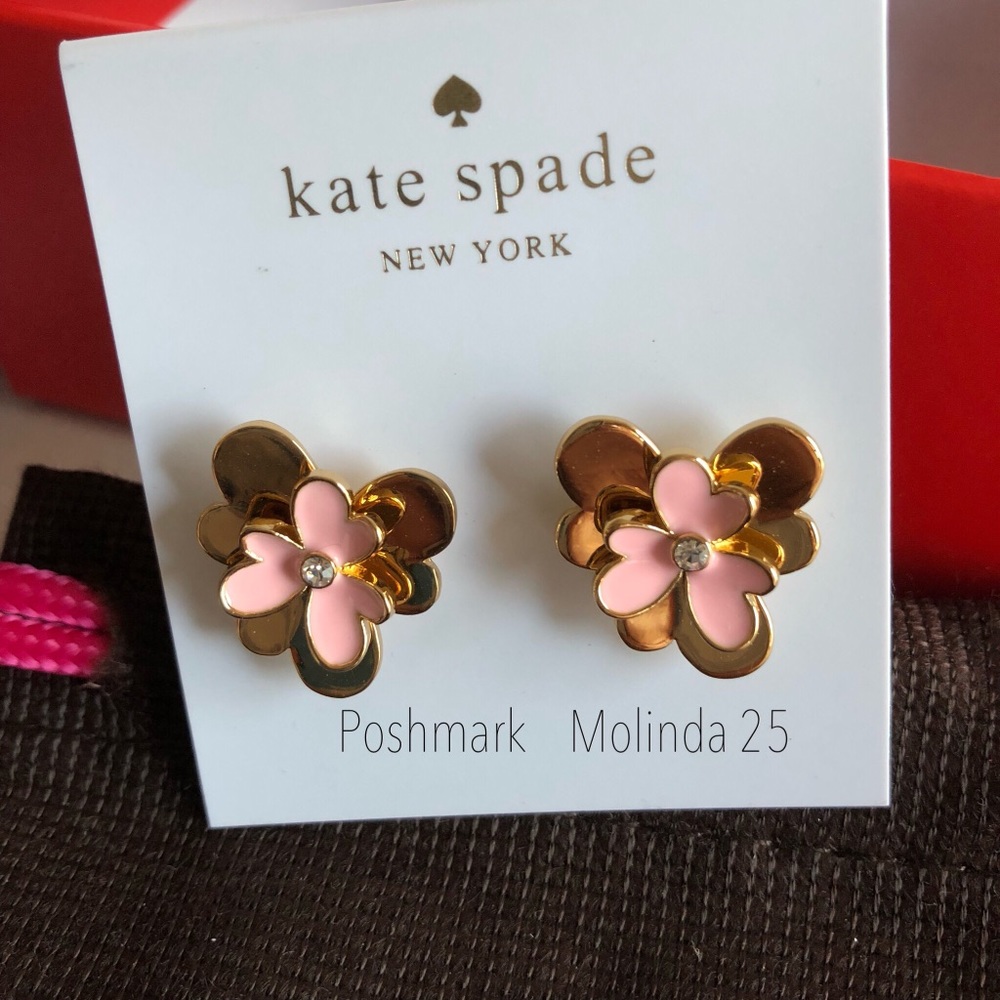 Kate Spade Pansy Blossom Earrings